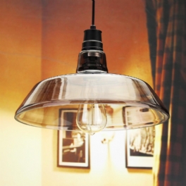 Industriell Retro Vintage Pipe Glas Edison Bulb Pendent Ceiling Light Bar Vardagsrumslampa