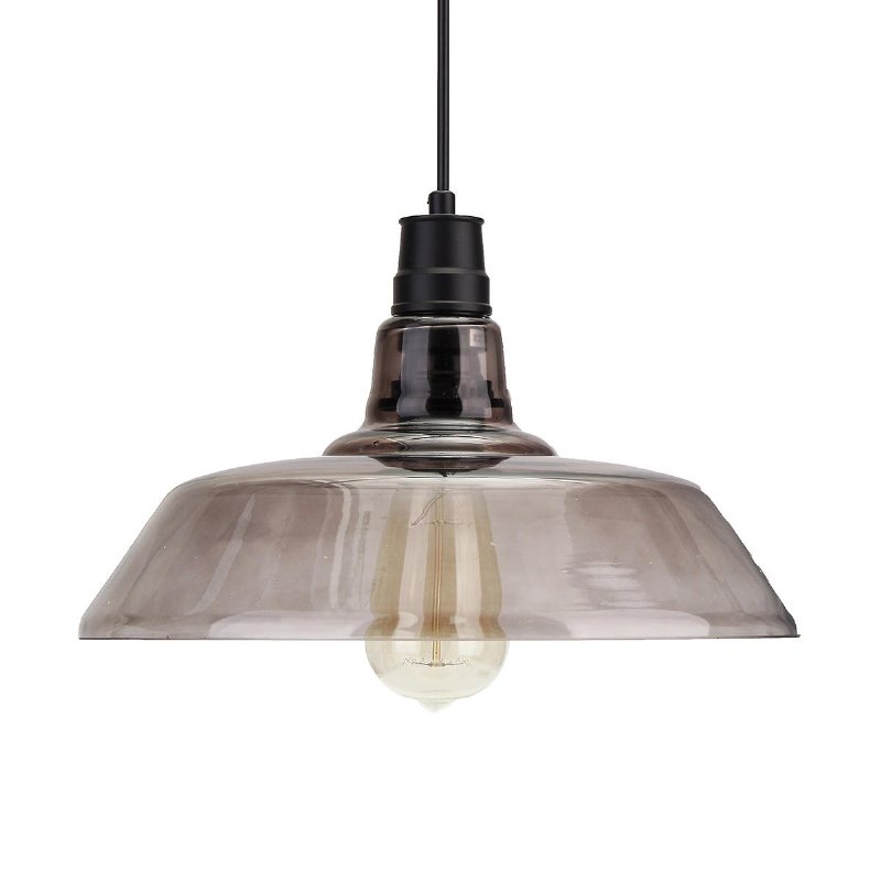 Industriell Retro Vintage Pipe Glas Edison Bulb Pendent Ceiling Light Bar Vardagsrumslampa