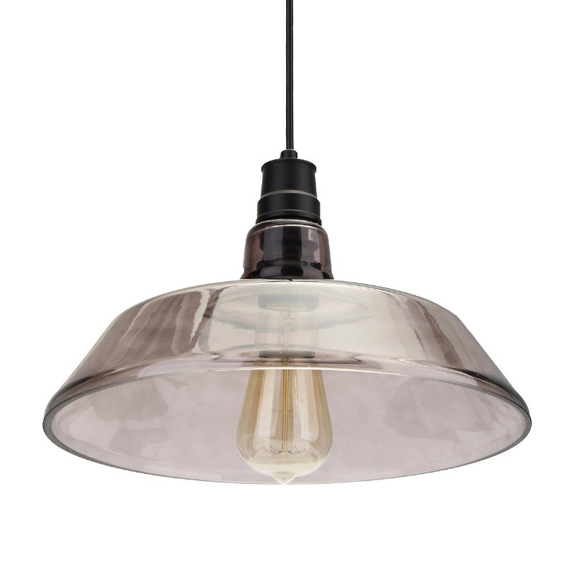 Industriell Retro Vintage Pipe Glas Edison Bulb Pendent Ceiling Light Bar Vardagsrumslampa