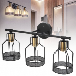 Industriell Stil Hängande Lampa Lampskärm Light Cover Retro Pipe Vintage Loft Cafe Utan Glödlampor