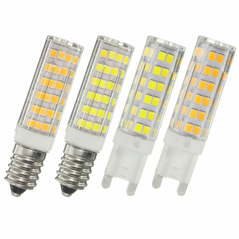 Kingso G9 E14 5.8w 220v Led Halogenlampa 550lm Ej Dimbar 76smd 2835 Ljuslampa 360°