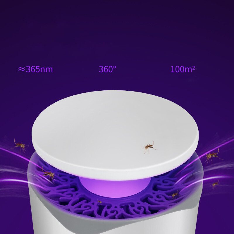 Led Mosquito Killer Lamp 5w Hushållsinandningstyp Myggfångare Elektrisk Usb Bug Insektsdödare Anti Myggmedel Inomhus Muggen Flugfälla