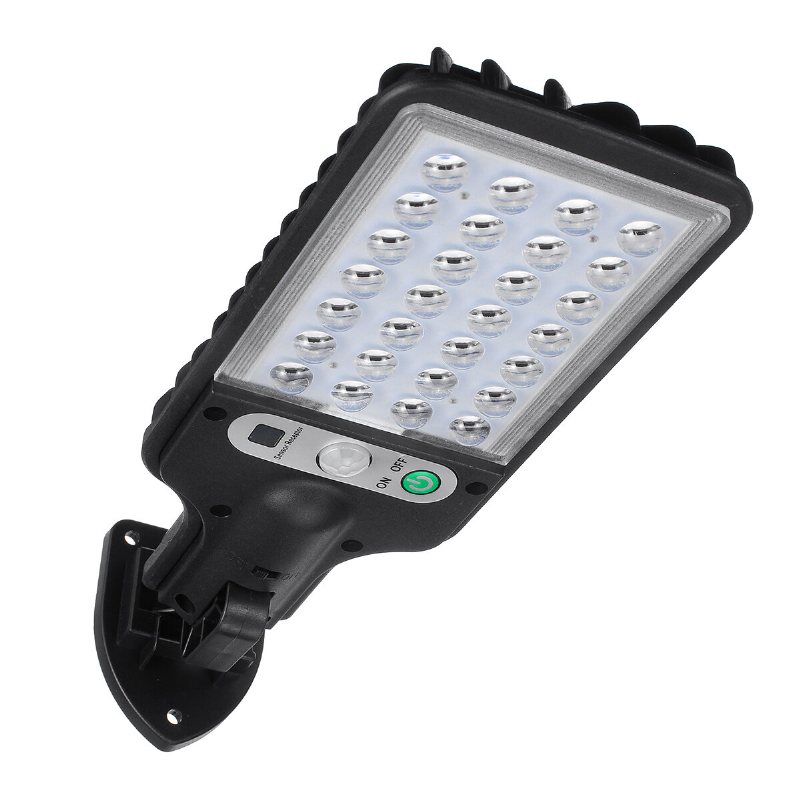 Led Solar Wall Light 3 Lägen Rörelsesensor Ljuskontroll Ip65 Vattentät Yard Garden Park Lamp