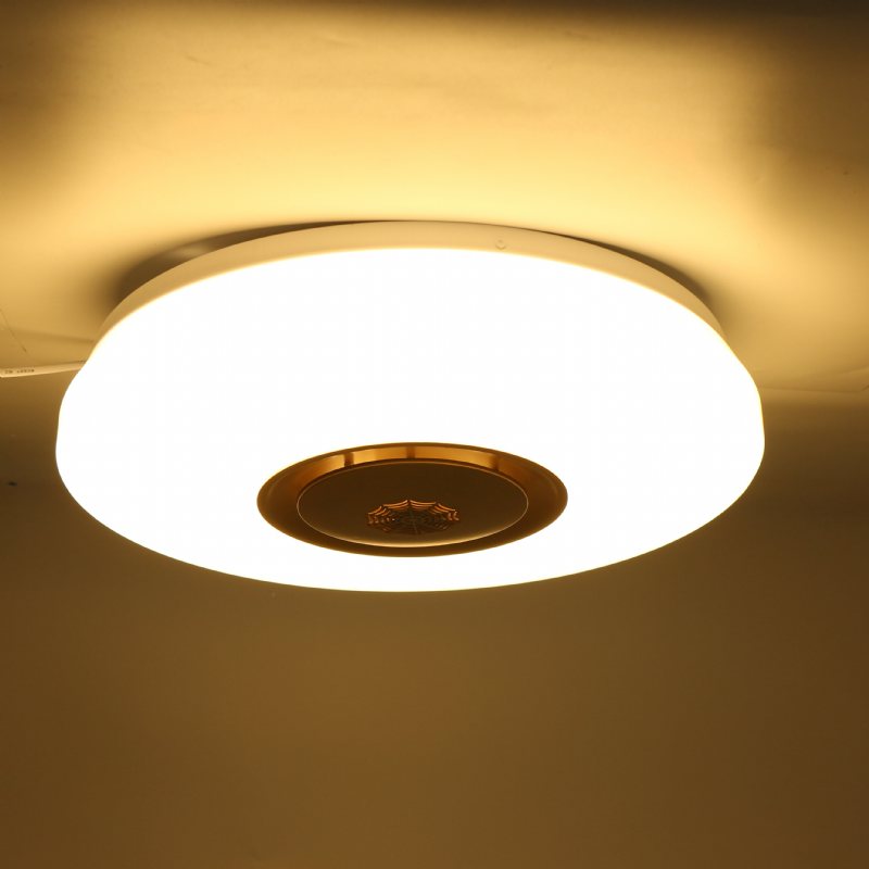 Led Taklampa Dimbar App Kontroll 85-265v Brandvarnare Modern Minimalistisk Akryl Rund Belysning Vardagsrumslampa Sovrum Arbetsrum Hembelysning Lampa