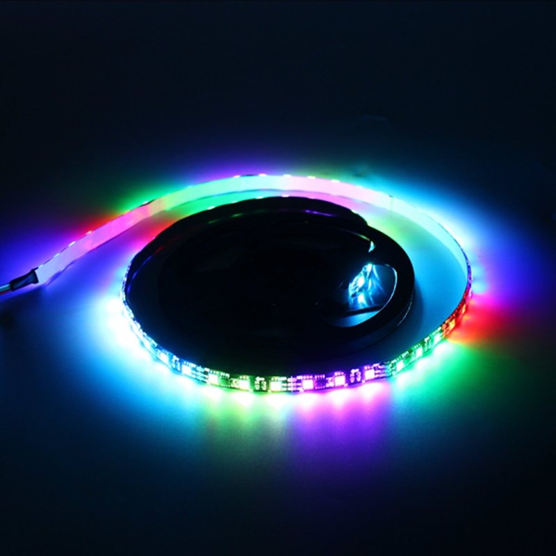 Lustreon 1m 2m 3m 4m 5m Vattentät Smart Ic Ucs1903 Programmerbar Flexibel Pixel Led Strip Light Dc12v