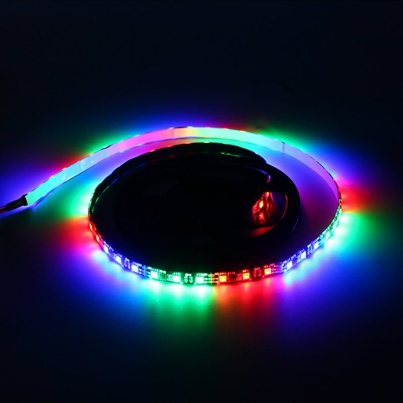 Lustreon 1m 2m 3m 4m 5m Vattentät Smart Ic Ucs1903 Programmerbar Flexibel Pixel Led Strip Light Dc12v