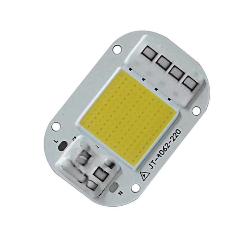 Lustreon Ac160-260v 20w 30w 50w Vit/varmvit Cob Led-chip För Diy Flood Light