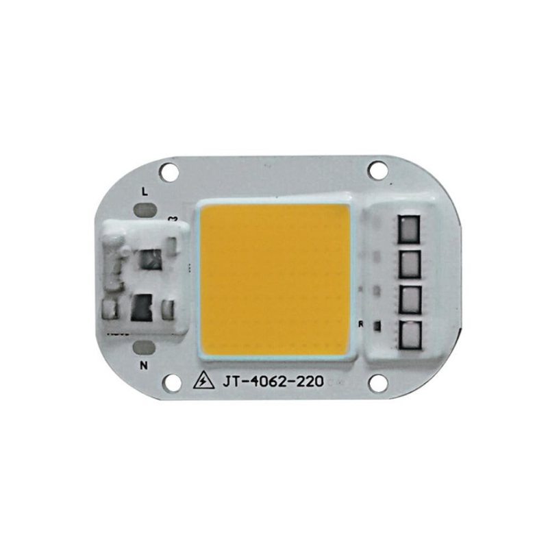 Lustreon Ac160-260v 20w 30w 50w Vit/varmvit Cob Led-chip För Diy Flood Light