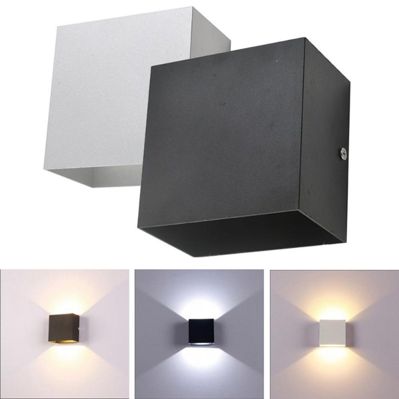 Modern 12w Cob Led Up Down Vägglampa Vattentät Ip65 För Utomhus Inomhus Vardagsrum Gång Ac85-265v