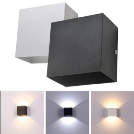 Modern 12w Cob Led Up Down Vägglampa Vattentät Ip65 För Utomhus Inomhus Vardagsrum Gång Ac85-265v