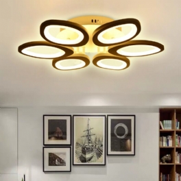 Modern Circle Ring Taklampa Akryl Steglös Inomhus 780 Led Ljuskrona