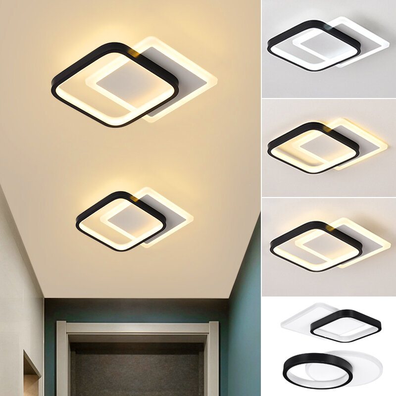 Modernt Led-takljus Dimbar Akryllamparmatur Sovrum Hall 85-265v