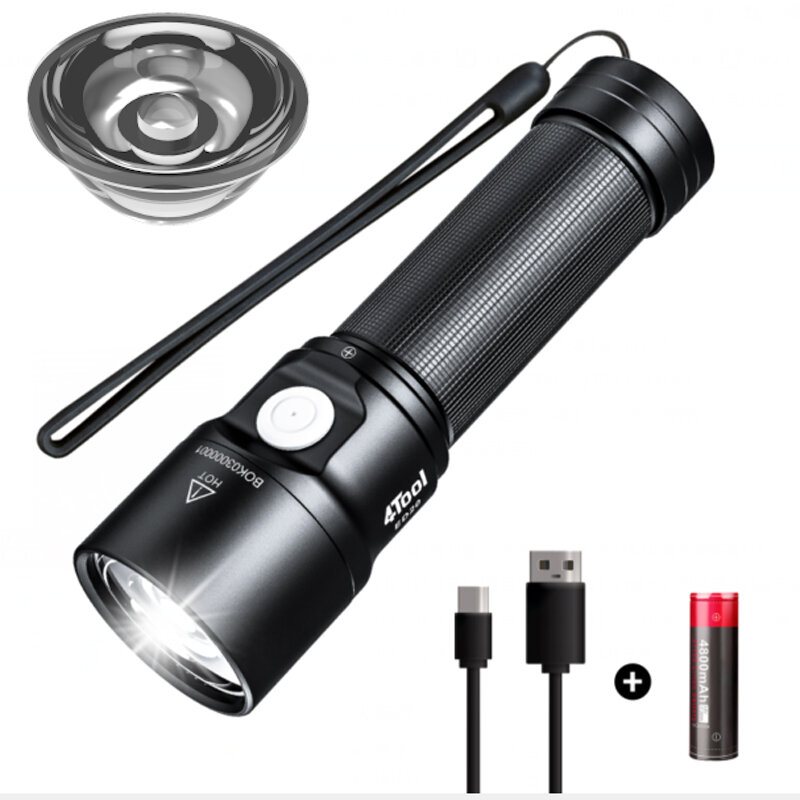 Nextool 4tool Ed20 Xph50.2 2200lm Tir-lins Stark Led-strålkastare Inbyggd 4800mah 21700 Batteri Type-c Usb Uppladdningsbar Ultra Ljus Kraftfull Ficklampa Mini