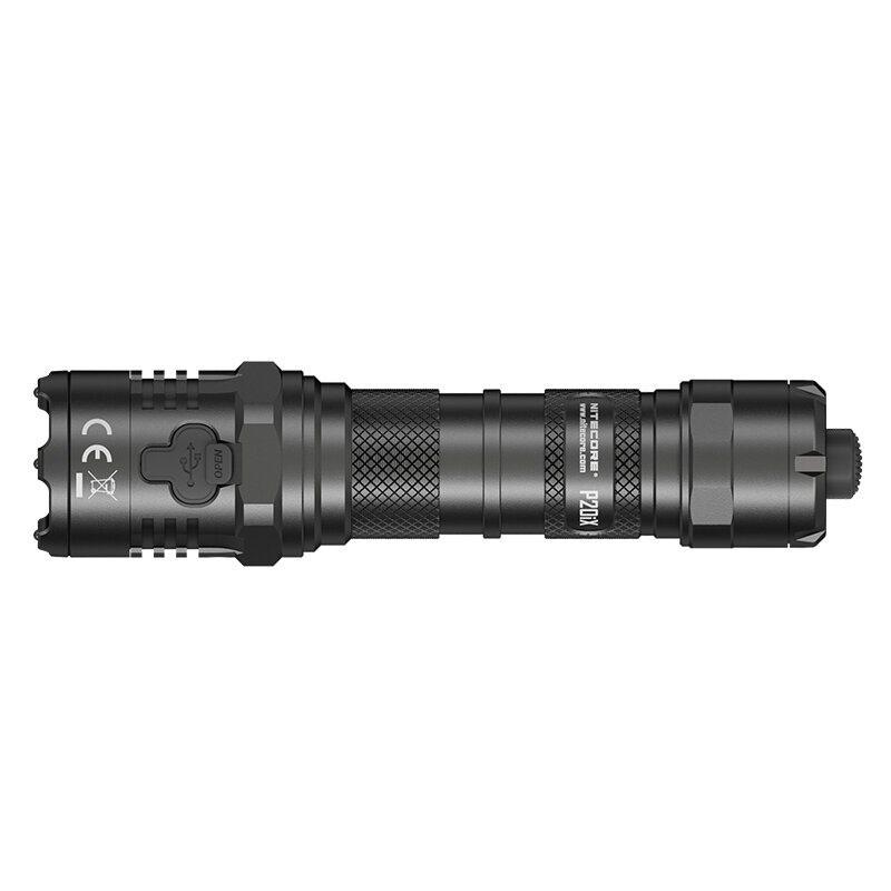 Nitecore P20ix 4000 Lumen Usb-c Uppladdningsbar Ficklampa Med 21700 Batteri Höglumen Professionell Taktisk Med Nth20 Molle Hölster