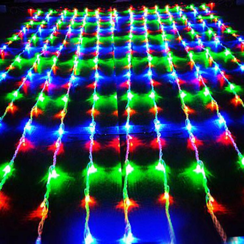 Solmore 3mx3m 300led 220v Utomhus Fairy String Lights Gardin Ljusslingor Julbröllopsfestdekorationer