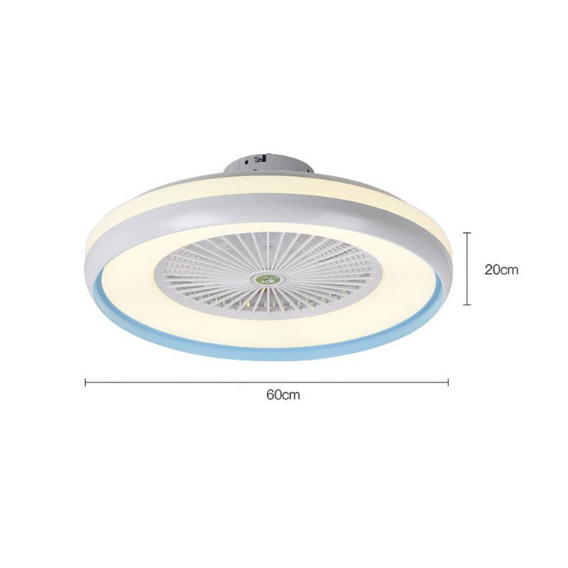 Takfläkt Med Belysning Led-ljus Steglös Dimmer Justerbar Vindhastighet Fjärrkontroll Utan Batteri Modern Led-taklampa För Sovrum Vardagsrum Matsal