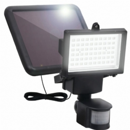 Trädgårdssoldriven Led-spotlight Med Sensor Black Flood Light