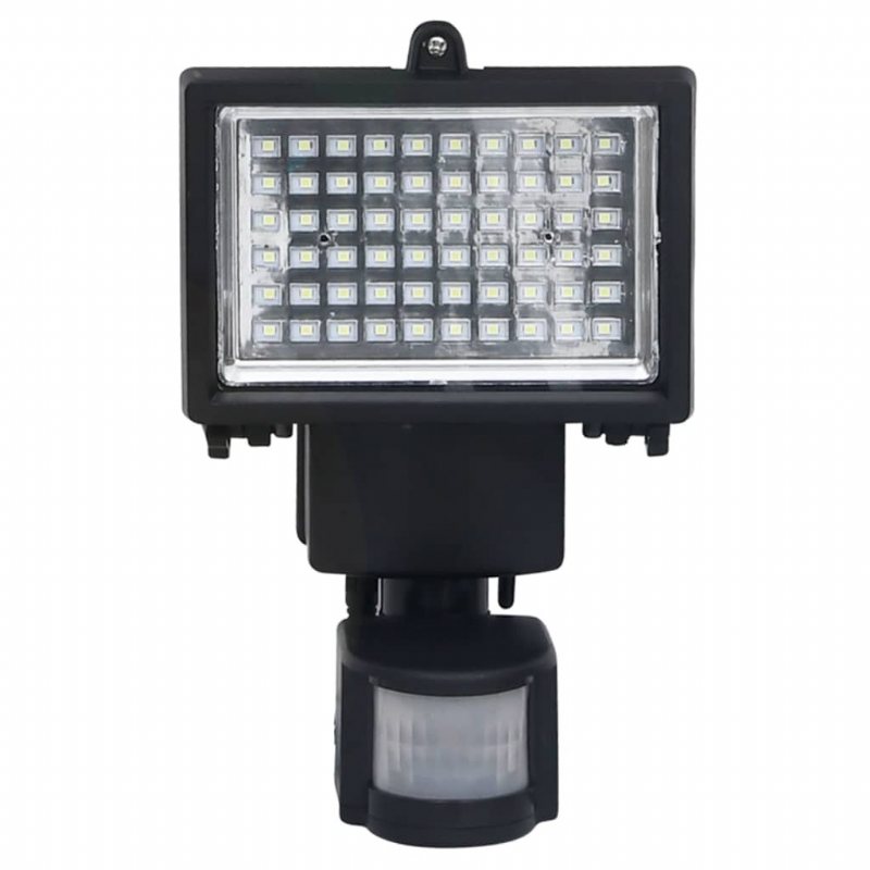 Trädgårdssoldriven Led-spotlight Med Sensor Black Flood Light