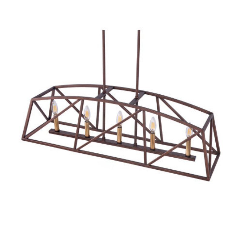 Usa Direct 5-light Candle Style Kitchen Island Linjärt Hänge