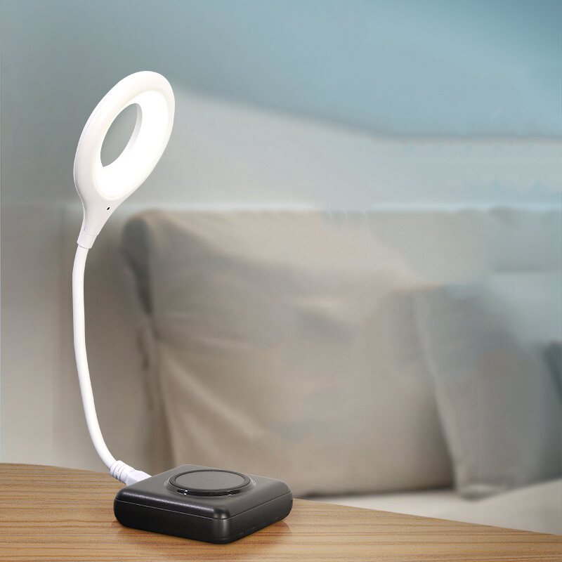 Usb Intelligent Röststyrning Nattljus 3 Färgtemperaturer Röstaktiverad Mini Portable Ambient Light