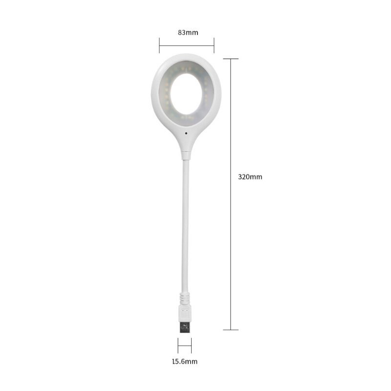 Usb Intelligent Röststyrning Nattljus 3 Färgtemperaturer Röstaktiverad Mini Portable Ambient Light