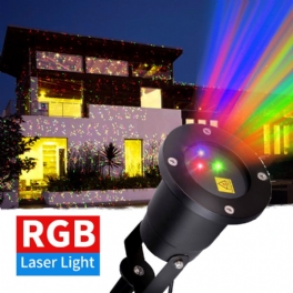 Utomhus Jul Rörliga Rgb Lights Laser Projektor Landskap Scen Lamp Party