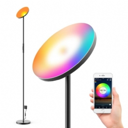 Zengge Ac100-240v 24w Smart Wifi Rgb+cct 2000lm Golvlampa Dimbar App Röststyrning Fungerar Med Google Home Alexa