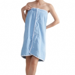 Honana Bx-368 Summer Soft Beach Able Wear Spa Badrock Plysch Högabsorberande Badhanddukskjol