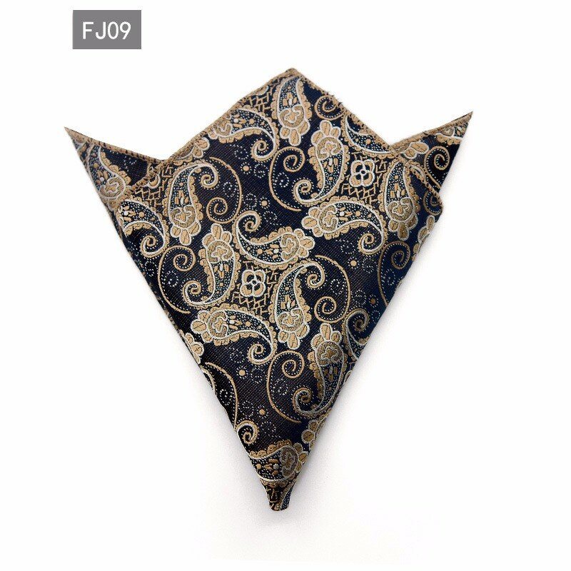 Modenäsduk För Män Suit Western Style Dot Men Paisley Pocket Square Tie Näsdukar