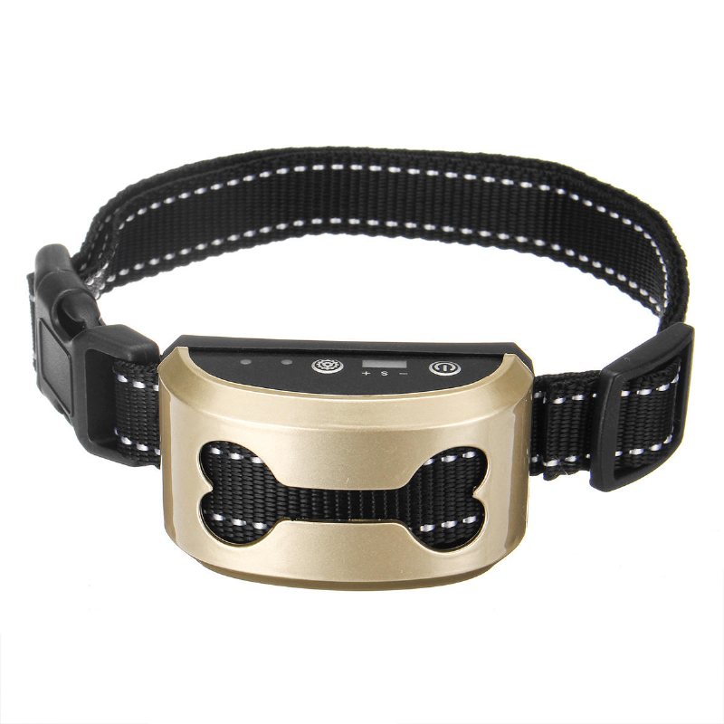 Anti Bark Control Halsband 7 Gears Känslighet Vattentät Elektrisk Stöt Usb Laddning Djurtillbehör Hundhalsband Träning