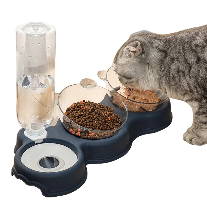 Cat Automatic Feeder Dricks- Och Ätskål