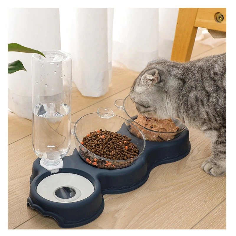 Cat Automatic Feeder Dricks- Och Ätskål