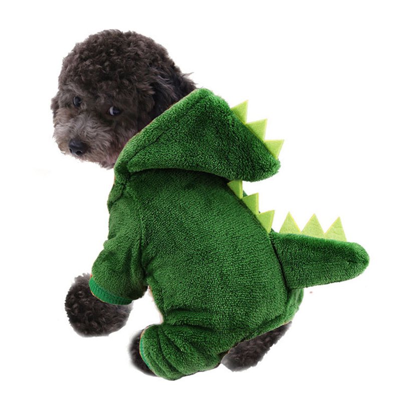 Cat Dinosaur Costume Warm Plysch Hoodie