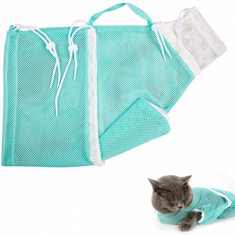 Cat Shower Net Justerbar Multifunktionell Andningsbar Anti-bite Bag