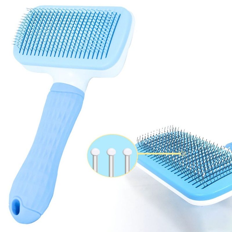 Dog Self Cleaning Slicker Brush Cat Grooming