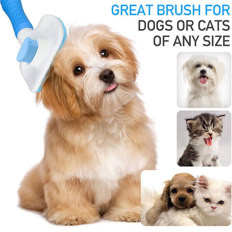 Dog Self Cleaning Slicker Brush Cat Grooming