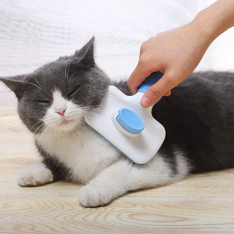 Dog Self Cleaning Slicker Brush Cat Grooming