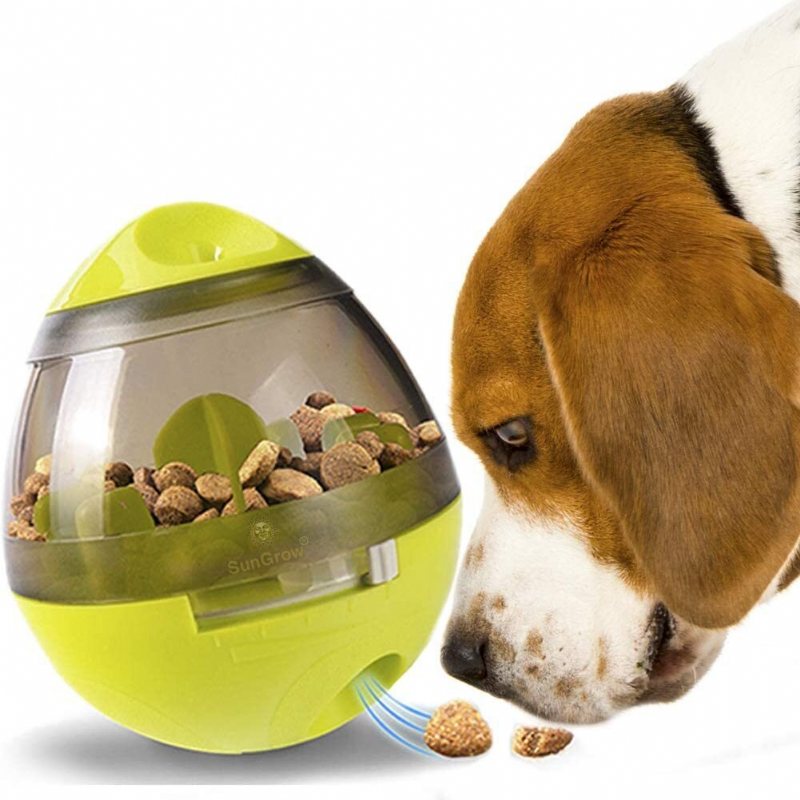 Dog Treat Ball Food Dispenser Interactive Slow Feeder Leksaker