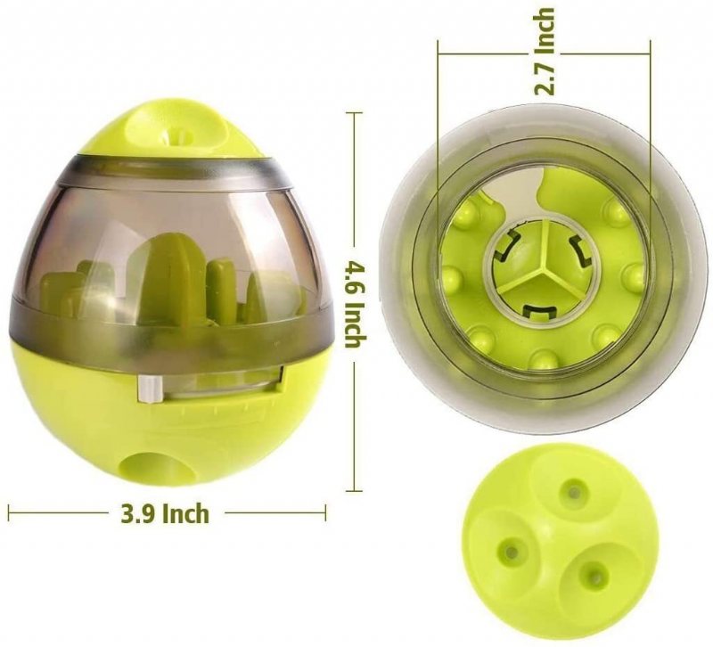 Dog Treat Ball Food Dispenser Interactive Slow Feeder Leksaker