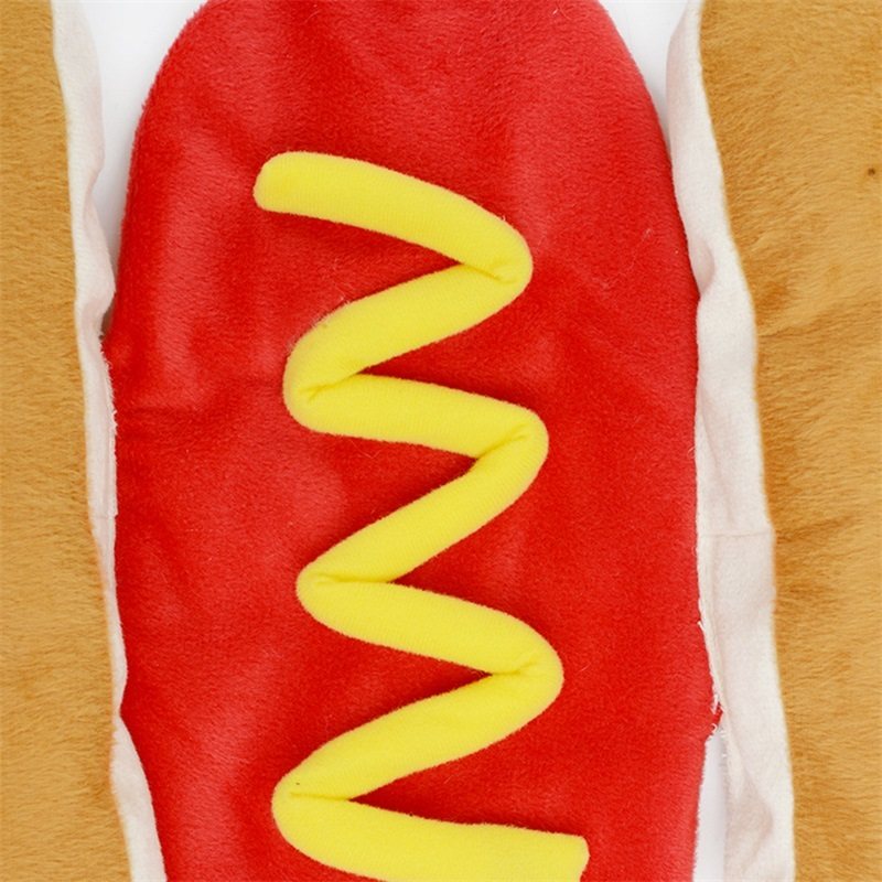 Hot Dog Husdjur Hundar Dräkt Kläder Söt Katt Valp Outfit