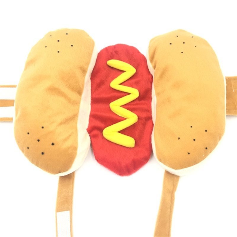 Hot Dog Husdjur Hundar Dräkt Kläder Söt Katt Valp Outfit