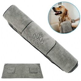 Hundhandduk Superabsorberande Mikrofiber Snabbtorkande Badhandduk