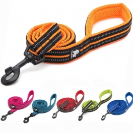 Hundkoppel Reflekterande Mjuk Nylon I Sele Och Halsband Walking Training 200cm