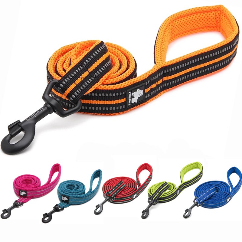 Hundkoppel Reflekterande Mjuk Nylon I Sele Och Halsband Walking Training 200cm