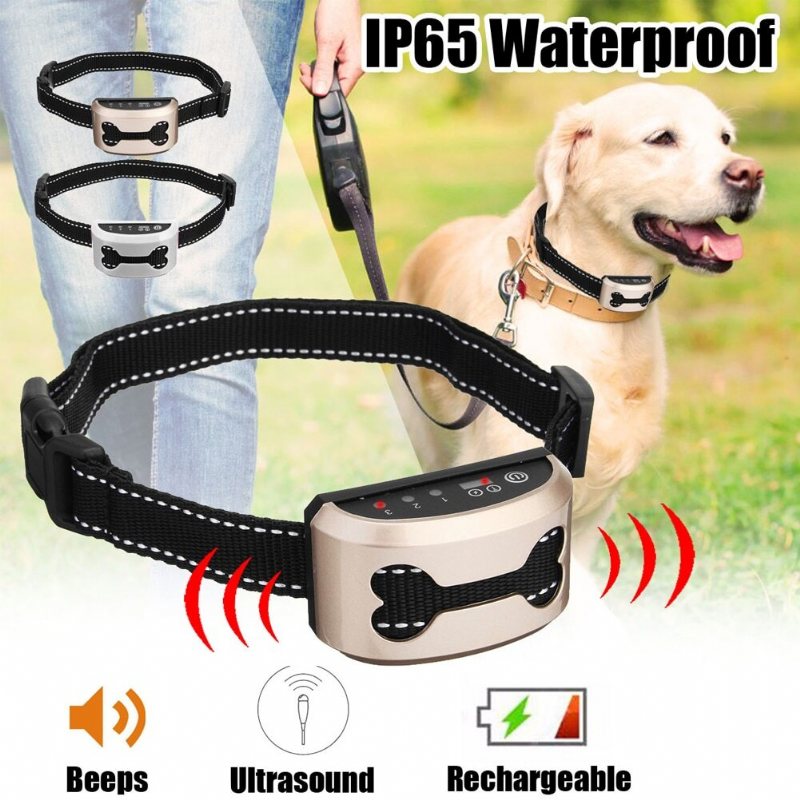 Husdjur Intelligent Anti-barking Hundhalsband Avskräckande Device