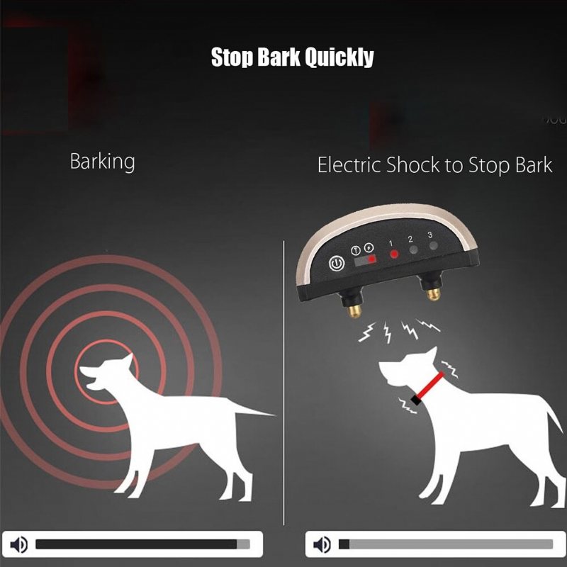 Husdjur Intelligent Anti-barking Hundhalsband Avskräckande Device