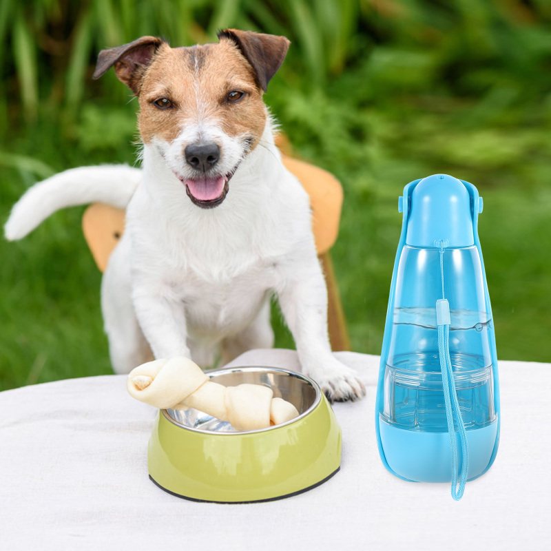 Husdjur Läckagesäker Bärbar Hund Vatten Dispenser Flaska