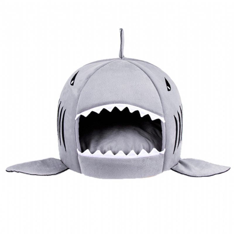 Husdjur Shark Bed Hundar Soft House Cat Cave