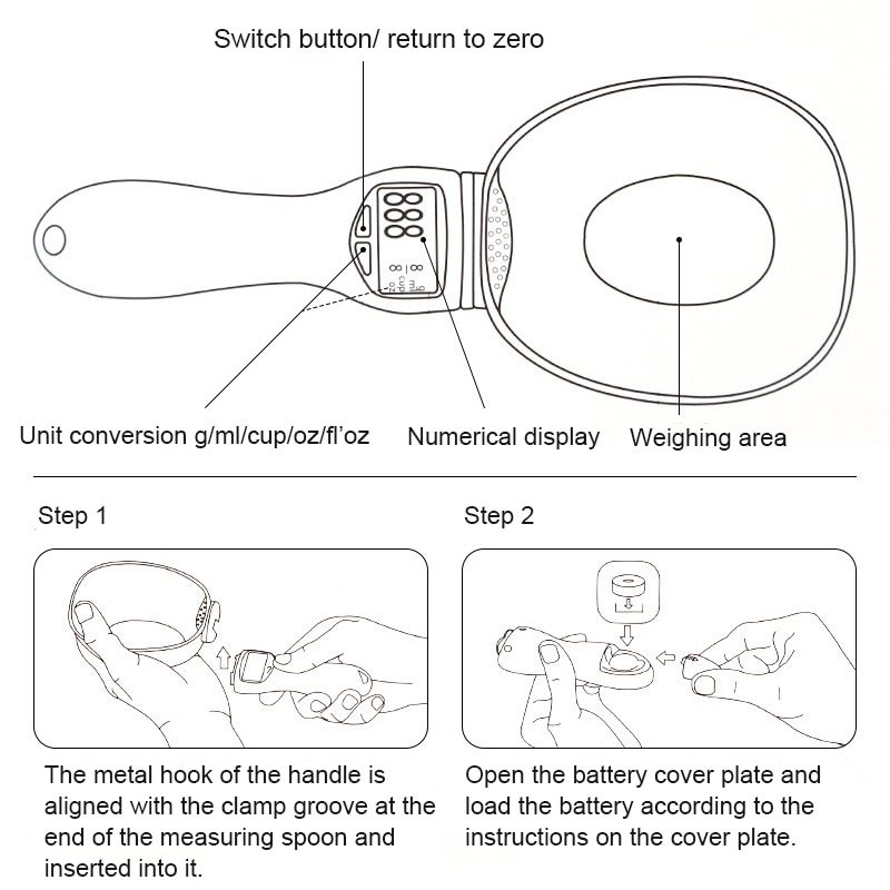 Husdjur Sked Digital Mätskopa Matskål Led Display