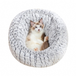 Pet Cat Bed Super Mjuk Varm Runda Söt Hund Nest Kennel